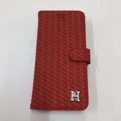 iPhone16手帳型ケース レッド