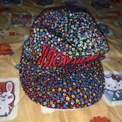 花柄 NEW YORK キャップ