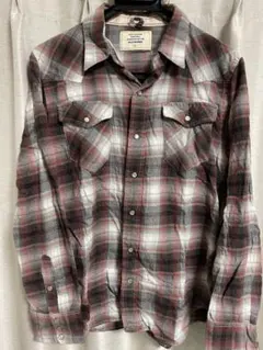 BACK NUMBER フランネル長袖シャツ Lサイズ
