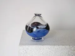ヴィンテージ USED 素焼き アノニマス 花瓶 変形 個性的 花器 レア 