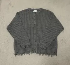 【GIDEAL】clash mohair cardigan(gray)