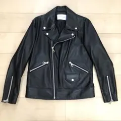 《ADAM ET ROPE ラムレザーダブルライダースJKT》のサムネイル