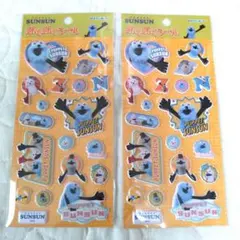 パペットスンスン　ぷくぷくシール　2枚セット