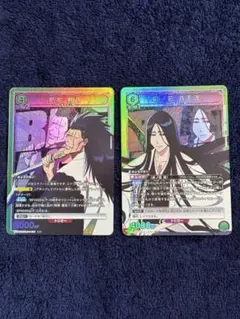 ユニアリアリーナ BLEACH「浮竹十四郎」SP（スペシャル）4枚セット 緑