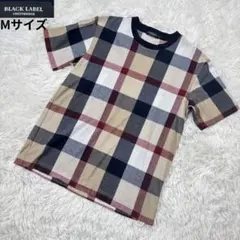 【CBチェック】ブラックレーベルクレストブリッジ カットソー 半袖 ベージュ M