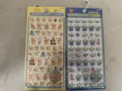 ボンボンドロップシール　ディズニーミニ　プーさん&リトルグリーンメン