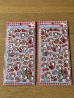 新品　ハローキティ　ボンボンドロップシール