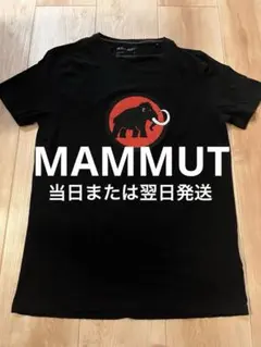 【当日または翌日発送】 マムート tシャツ M ブラック　ストレッチのサムネイル