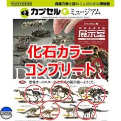 【化石カラー コンプリート】恐竜発掘記6 恐竜全身骨格展示室 ガチャ152