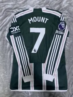 正規品　マンチェスターユナイテッド　マウント　７番　長袖　フルパッチ　公式で購入