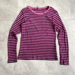 Ralph Lauren sports ストライプ長袖Tシャツ　M〜L相当