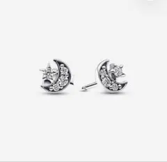 PANDORA 月と星のピアスのサムネイル