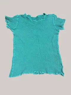 アヤ 様ISSEY MIYAKE me 半袖 Tシャツ シワ加工 ネイビー - メルカリ