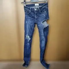 GYDA ダメージ加工 スキニーデニム