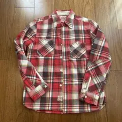 OVER WORKS FACTORY ネルシャツ サイズ38