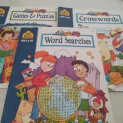 Word Searches & Crosswords 7、8歳以上
