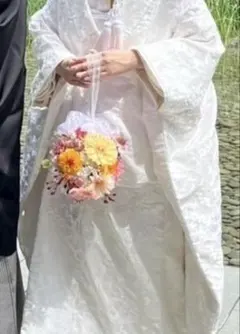 【３点】造花ブーケとハンギングアレンジメントセット