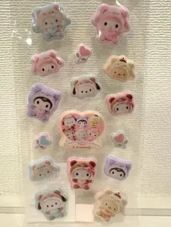 ぷくっとシール サンリオ　ラテクマベビー