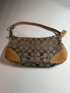 COACH ワンショルダー　ハンドバッグ　8K01 Y2K シグネチャー COACH ワンショルダー ハンドバッグ 8K01 Y2K シグネチャー - メルカリ