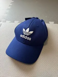 adidas 青色 キャップ フリーサイズ