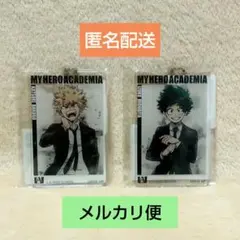 ヒロアカ アクリル ビッグタグ キーホルダー スーツ ベースヤード 爆豪 緑谷