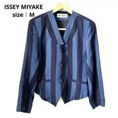 【美品】ISSEY MIYAKE ノーカラージャケット L 楽天市場】ノーカラージャケット（ブランドイッセイミヤケ）（メンズ