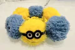 ミニオン ボンボンシュシュ イエロー ブルー ヘアゴム