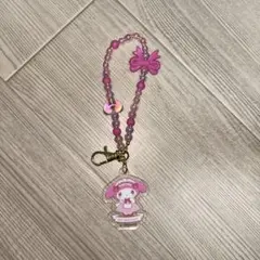 マイメロ　クロミ　当たりくじ　当りくじ　一番くじ　マイメロディ ビーズチャーム