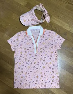 ミズノ レデースゴルフシャツ＆バイザー