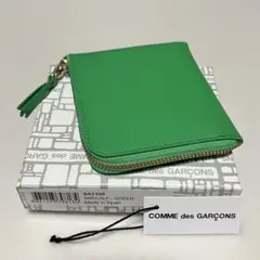 ミニ財布　グリーン　コムデギャルソン コムデギャルソン COMME des GARCONS 二つ折り財布 ミニ財布 グリーン