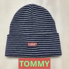 TOMMY ニット帽 ビーニー ボーダー