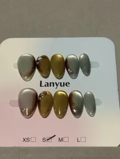 マグネットネイルチップ ショートアーモンドS