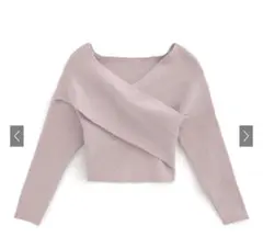 カシュクールニットトップス[ru1112]