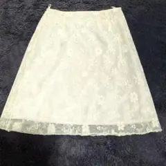 レーススカート ウエスト61