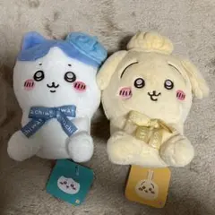 【タグ付き】ちいかわ　東京みやげ　お座りぬいぐるみ　ハチワレ　うさぎ　2点セット