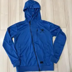 Oakley オークリー　ダブルジップ パーカー 青