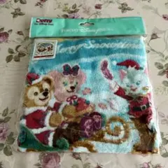 【未開封】ダッフィー シェリーメイ ジェラトーニ ウォッシュタオル クリスマス