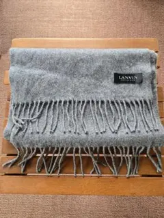 LANVIN COLLECTION ライト グレー マフラー