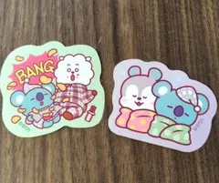 BT21 ステッカー 2枚セット　KOYA RJ MANGのサムネイル