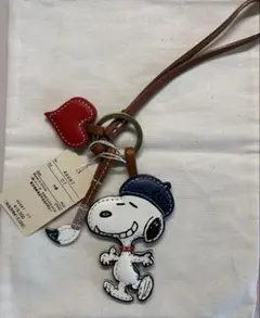 新品】genten ゲンテン レザーチャーム Snoopy スヌーピー 野球 - メルカリ