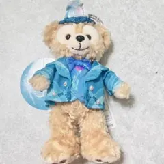 新品ディズニー　ダッフィー ぬいぐるみバッジ