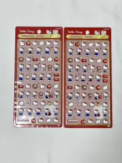 ボンボンドロップシール ミニ サンリオ ハローキティ 赤 2枚セット 正規品 e