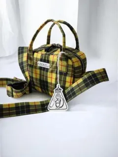 R&D.M.Co- タータンチェックグロッサリーミニショルダーバッグ ルイス R&D.M.Co タータンチェックグロッサリーミニショルダーバッグ ルイス