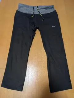 NIKE ナイキ DRY-FIT レギンス M 七分丈レディス 黒/灰