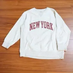 【美品です】子供用　ロゴ入りスウェット