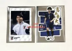 サッカー日本代表 フレームログ&ダイカットステッカー 高井幸大選手 セット