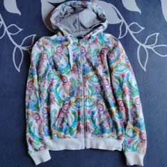 adidas カラフルパーカー フード付き