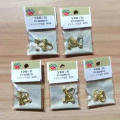 パーツクラブ ゴールドイヤリング金具 5個セット