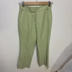 LOWRYS FARMのイージーケアカラーフレアパンツ