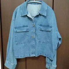 ☆GU☆ライトブルーデニムジャケット　XL